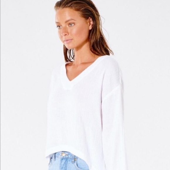 ☀️RIP CURL☀️ PREMIUM SURF LONGSLEEVE TOP COVER UP - Picture 3 of 10